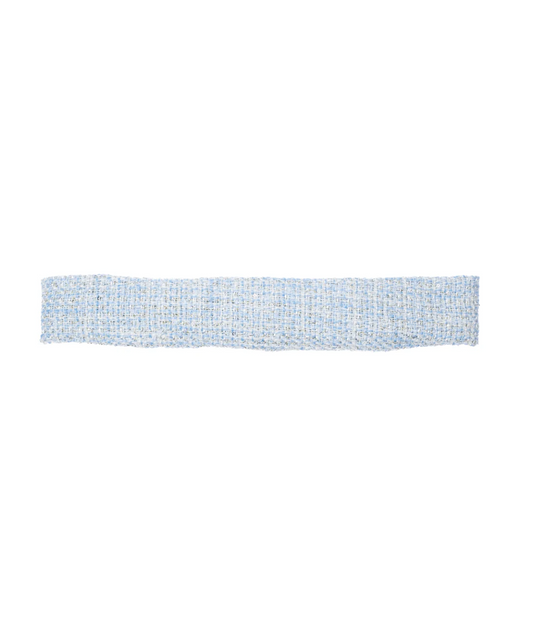 TWEED HEADBAND LIGHT BLUE