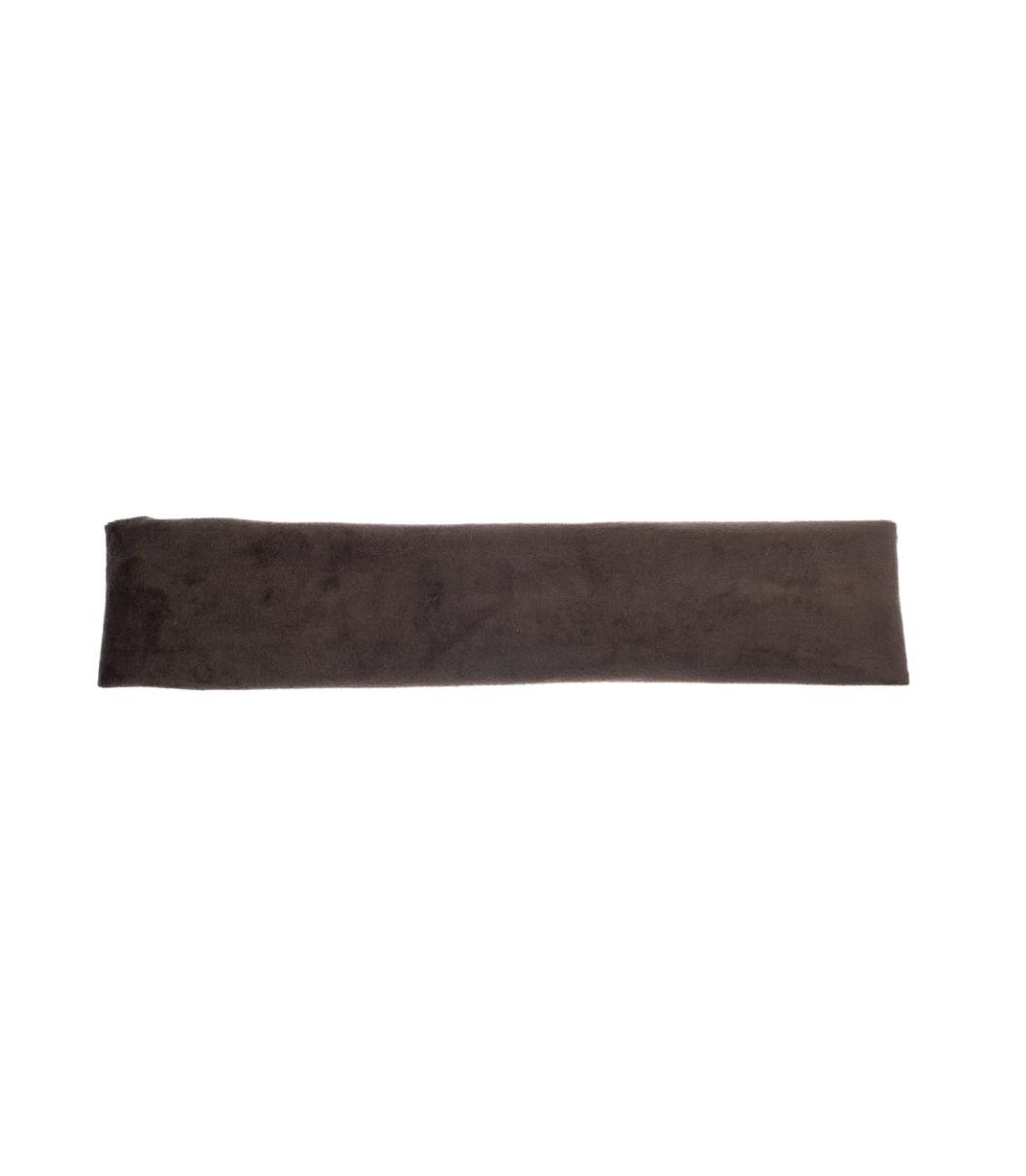 VELVET HEADBAND BROWN
