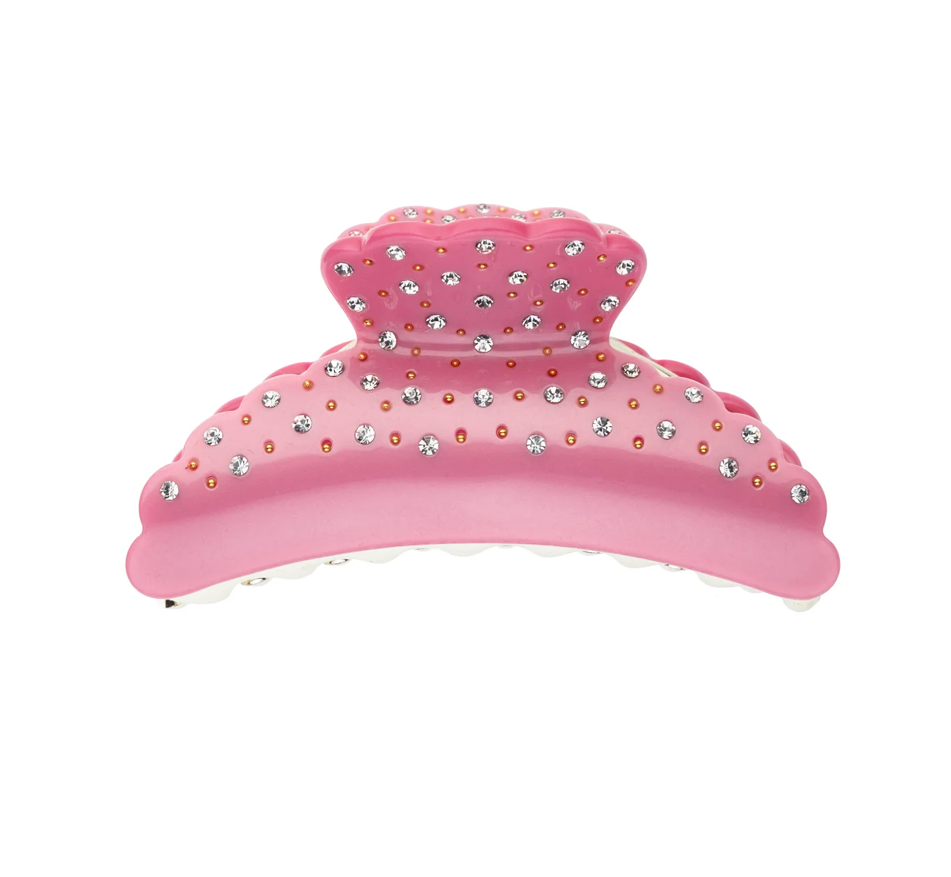 CRYSTAL HAIR CLAW X LARGE BUBBLEGUM PINK
