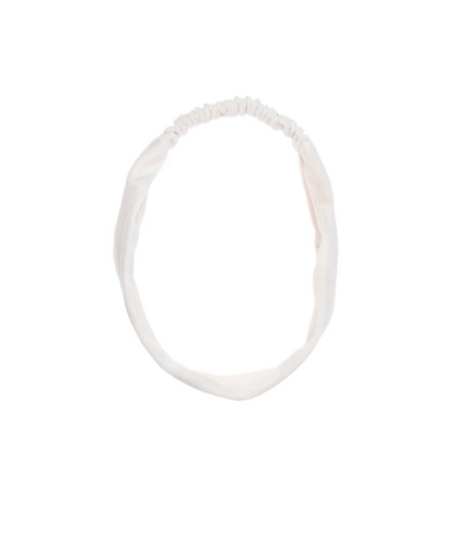 VELVET HEADBAND OFF WHITE