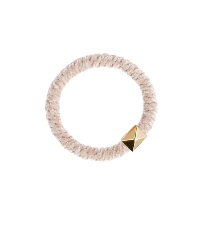 FLUFFY FAT HAIR TIE SAND