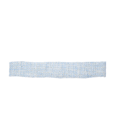 TWEED HEADBAND LIGHT BLUE